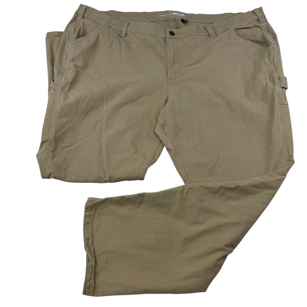 Carhartt Rugged Flex Canvas Work Pants Men 26X30 Wide Loose Fit Workwear